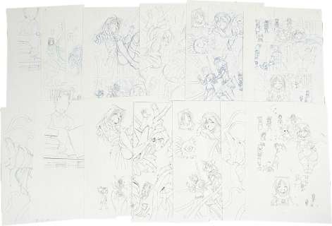 Tsuyoshi Azuma’s Hand-Drawn Manuscript "Radio Teacher" 16 pages | Mandarake (Big Web)