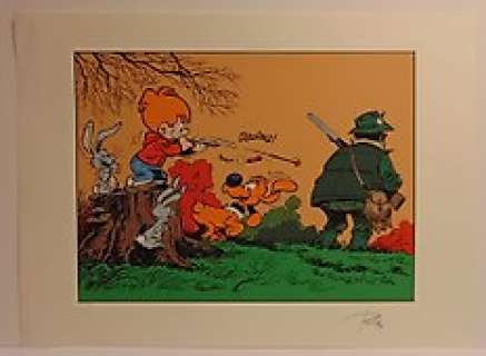 Roba, Jean - Zeefdruk - La Chasse au chasseur - (2002) | Catawiki