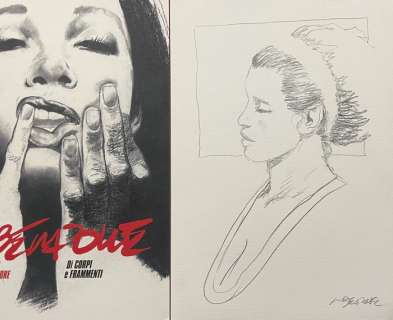 Liberatore, Tanino | Liberatore, Tanino - Dessin original + portfolio - Di Corpi e framenti - (2023) | Catawiki