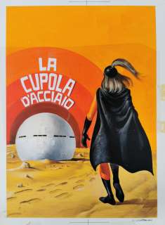 Copertina Originale Luigi Corteggi – Satanik n.175 ” La Cupola d’acciaio”