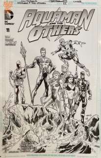 Joe Prado - aquaman and the others #11 cover (dc, 2015)