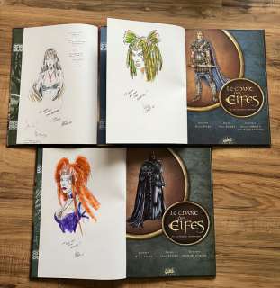 Le Chant des Elfes T1 + T2 + T3 + 3x dédicace - 3x C - Série complète - EO - (2008/2010) | Catawiki