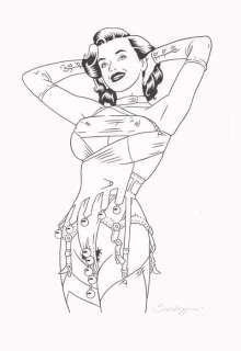 Baldazzini, Roberto - 1 Original drawing - “Marilyn Monroe” | Catawiki