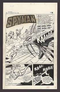 SPYMAN Issue #2 Half Splash | ComicConnect