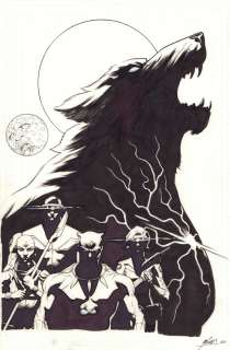 Jorge Molina - black panther and the agents of wakanda #4 cover - black panther, okoye, john jameson, & mockingbird - 2020 signed