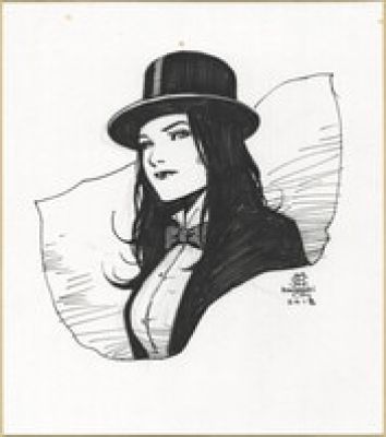 Jim Chen ’Hand-Drawn Shikishi of"Zatanna" | Mandarake (Big Web)