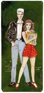 Jean-François Charles | Dessin original à l’aquarelle réalisé pour l’affiche du Festival BD de Charleroi. | Septimus