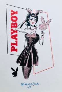 Lapone, Antonio - 1 Original colour drawing - "Playboy" | Catawiki