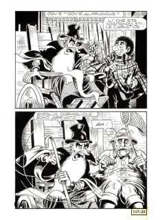 Piffarerio, Paolo - 2 Original page - Alan Ford #107 - "Safari alla rogna" - 1978 | Catawiki