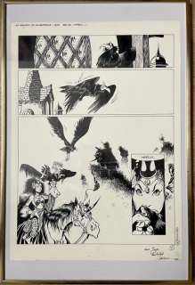 Crisse - 1 Original page - Nahomi - La Chanson de Galadrielle - 1985 | Catawiki