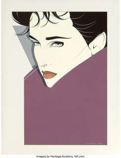 Patrick Nagel (American, 1945-1984) Untitled, 1982 Acrylic on canvas 40 x 30 inches (101.6 x 76.2 cm) Signed and dat... | Heritage