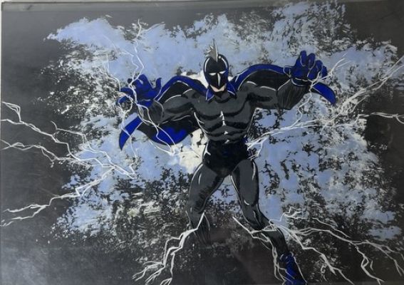 Original Darkhawk Hand Painted Acetate Cel Comic Art w/ Lightning Overlay | eBay US (Buy It Now)
