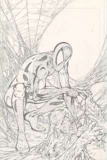 Randy Queen - spider-man: dynamic forces published lithograph / poster art