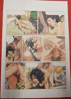 Fernando Caretta - 7 Original page - Selen #21 - "il Baratto" - 1999