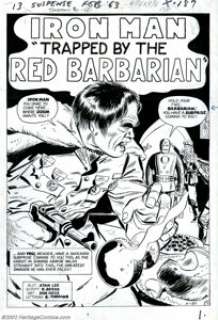 Don Heck - Original Art for Tales of Suspense #42 "Trapped by the Red Barbarian" - Complete 13-Page - | Heritage