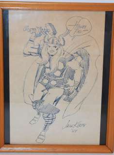 ORIG. THOR P/I ILLUS. "HOWDY PAL" SGN. JACK KIRBY 1969 | EstateOfMind