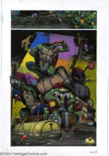 Kevin Eastman and Martin Emond - Original Art for Teenage Mutant Ninja Turtles, page 3 (undated). Teenage Mutant -