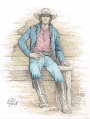 Blanc-Dumont | Lot 219 - La jeunesse de Blueberry, 100 dollars pour mourir en édition originale, agrémenté d’une dédicace. Proche de l’état neuf. | Septimus