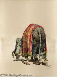 Jack Davis - Unused Time Magazine Cover Original Art (undated). The mascot for "The Grand Old Party" - | Heritage