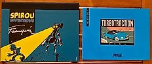 Franquin, André - 2 Portfolio - Spirou et Fantasio - Inventions / Le Dossier Turbotraction - 2000 | Catawiki
