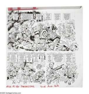 Jack Davis - Mad #276 Complete 4-page Story "Predecessor" Original Art (EC, 1988). Arnold - | Heritage