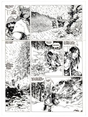Podróżnicy, tom 2, strona 36 (komplet – tusz i kolor) | Galeria Komiksu