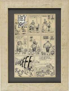 Harvey Kurtzman - Hey Look! Panel Page Original Art (circa 1950). Hoo boy, comic fans -- here’s something you - | Heritage