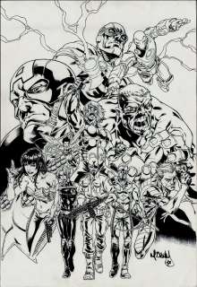 Mark Brooks - ultimates saga #1 cover (large art) 2007