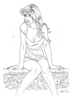 Jim (Terrasson, Thierry) | Original illustration  - Marie  - Een nacht in Rome | Catawiki