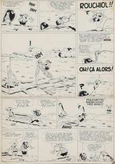 Marcel Remacle (1926-1999), Le Vieux Nick 2 planches originales, circa… | Fauve Paris