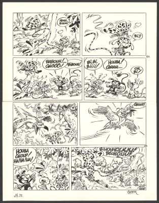 Batem | Le Marsupilami - Chiquito Paradiso (T.22) - Planche originale n°02 | Daniel Maghen