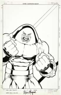 Kevin Maguire and Andrew Pepoy - X-Men Forever #4 Cover Original Art (Marvel, 2001). The Juggernaut was one - | Heritage