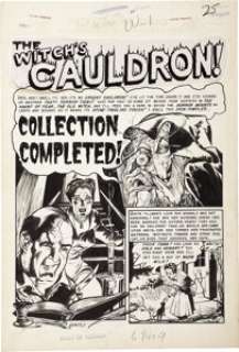 Graham Ingels - Vault of Horror #25 Splash Page 1 Original Art (EC, 1952). Eye-popping artwork from - | Heritage