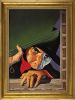 Jerome Rozen - Shadow Pulp Cover Recreation Original Art (undated). George Jerome Rozen (1895-1974) and - | Heritage