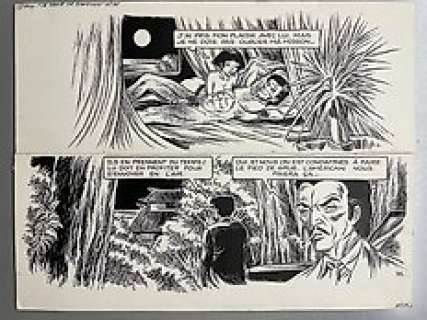 Géron, Jacques - Original page - Don - le Fauve de Rangoon | Catawiki