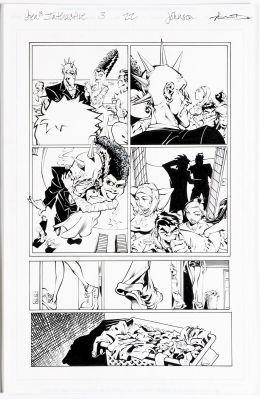 Jason Johnson E Armando Durruthy | Tavola originale per GEN13 Interactive #3. Pag. 22. Cm.28 x 43. IMAGE, 1998. Firmata. | Art e Fumetto