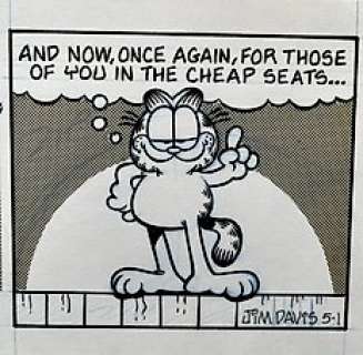 Jim Davis - 1 Original page - Garfield - 1991 | Catawiki