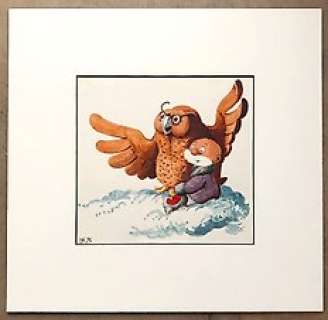 Dulieu, Jean - 1 Original colour drawing - Paulus de Boskabouter - Het Buienplan | Catawiki