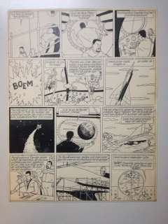 De Moor, Bob - 1 Original page - Oorlog in het heelal - 1950 | Catawiki