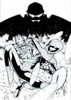 Andie Tong - spectacular spider-man #203 cover (2010)