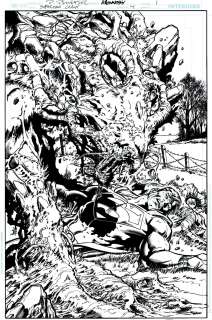 Paul Pelletier Drew Hennessy - Superman: Man of Tomorrow #1 Cover & Splash (Published Twice!)