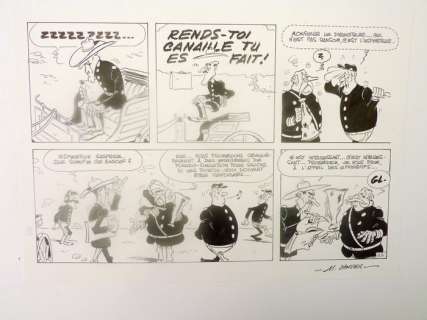 Janvier, Michel - 1 Original half page - Rantanplan T3 - Otage - 1992 | Catawiki