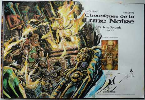 Pontet, Cyril - 1 Original colour drawing in album - Les Chroniques de la Lune Noire T15 - 2024 | Catawiki