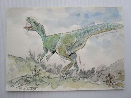 Weinberg, Albert - 1 Original colour drawing - Tom Landen | Catawiki