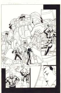 Cory Hamscher, Mike Miller - G.I. Joe Vs. the Transformers #4 P.18 - Transformer Splash - 2003