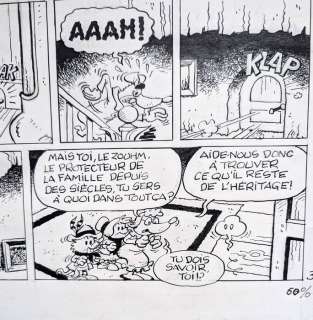 Macherot, Raymond - 1 Original page - Sibylline - Le Zouhm - 1989 | Catawiki