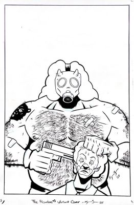 Raymar Brunson | Raymar Brunson - The Routine #3 Kickstarter Variant Cover | Panel Punk Comics Originals