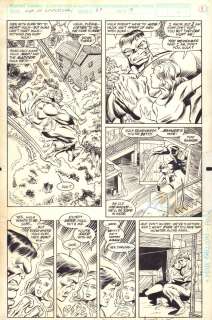 Alex Saviuk, Keith Williams - Web of Spider-Man #69 P.7 / 9 - Hulk & Betty Ross - 1990 Signed