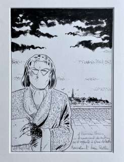 Rollin, Lucien - 1 Original drawing - Ombres | Catawiki