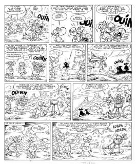 ROGERÂ WIDENLOCHER - NABUCHODINOSAURE Tome 9 Planche 36 Gag complet